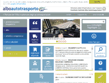 Tablet Screenshot of alboautotrasporto.it